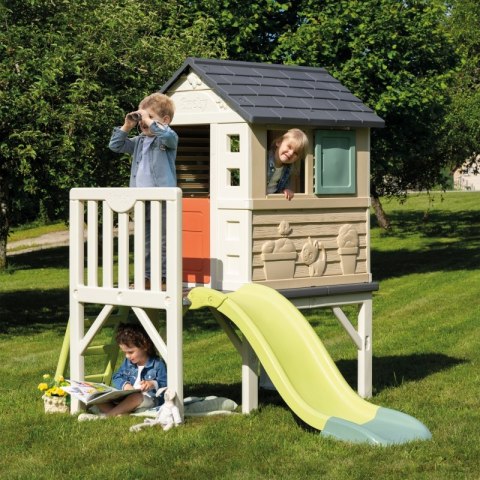 Smoby Smoby Domek Na Palach Ze Zjeżdżalnią Smoby Smoby Domek Na Palach Ze Zjeżdżalnią