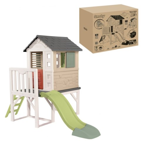 Smoby Smoby Domek Na Palach Ze Zjeżdżalnią Smoby Smoby Domek Na Palach Ze Zjeżdżalnią
