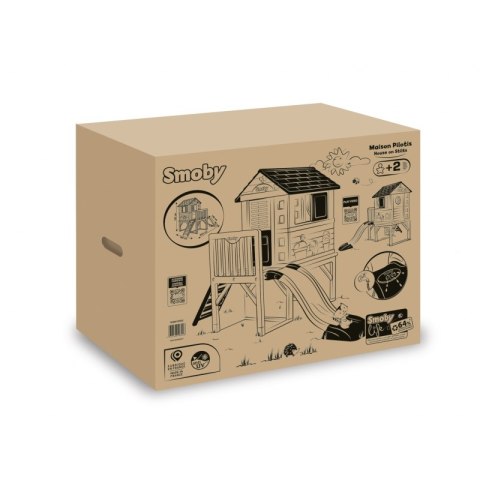 Smoby Smoby Domek Na Palach Ze Zjeżdżalnią Smoby Smoby Domek Na Palach Ze Zjeżdżalnią