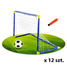 Woopie WOOPIE Bramka piłkarska z piłką i pompką Football Sport 12 SZT.