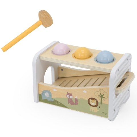 Viga Toys VIGA Drewniany Zestaw Wybijanka + Cymbałki Ksylofon 2w1 Viga Toys VIGA Drewniany Zestaw Wybijanka + Cymbałki Ksylofon 2w1