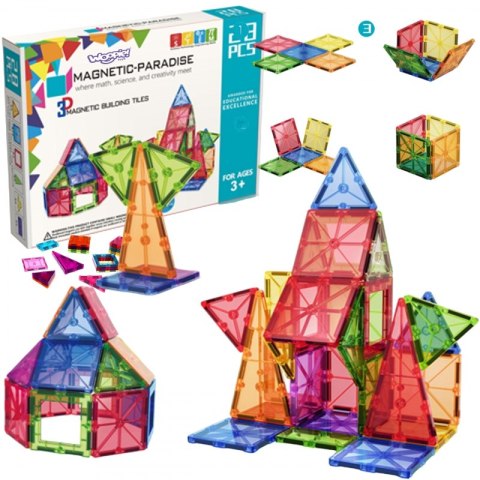 Woopie WOOPIE Magnetyczne Klocki Konstrukcyjne Montessori 3D Woopie WOOPIE Magnetyczne Klocki Konstrukcyjne Montessori 3D