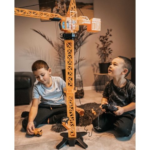 Woopie WOOPIE Dźwig Żuraw Zdalnie Sterowany 103 cm R/C Ciężarówka Koparka + 4 Akc. Woopie WOOPIE Dźwig Żuraw Zdalnie Sterowany 103 cm R/C Ciężarówka Koparka + 4 Akc.