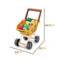 Woopie WOOPIE Sklep Supermarket z Wózkiem Waga Kasa Skaner + 48 Akc.