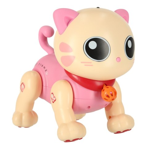 Kot kotek interaktywny zdalnie sterowany na pilota RC robot skacze różowy Kik Sp. z o. o. Sp. k. Kot kotek interaktywny zdalnie sterowany na pilota RC robot skacze różowy Kik Sp. z o. o. Sp. k.