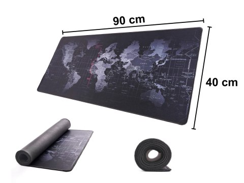 Podkładka pod mysz na biurko mata mapa świata 40x90cm Kik Sp. z o. o. Sp. k. Podkładka pod mysz na biurko mata mapa świata 40x90cm Kik Sp. z o. o. Sp. k.