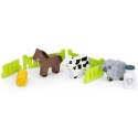Viga Toys VIGA Traktor Drewniany Zwięrzatka Farma Zagroda