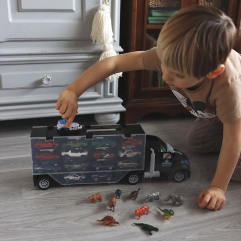 Woopie WOOPIE Samochód Transporter Dinozaury Ciężarówka Woopie WOOPIE Samochód Transporter Dinozaury Ciężarówka