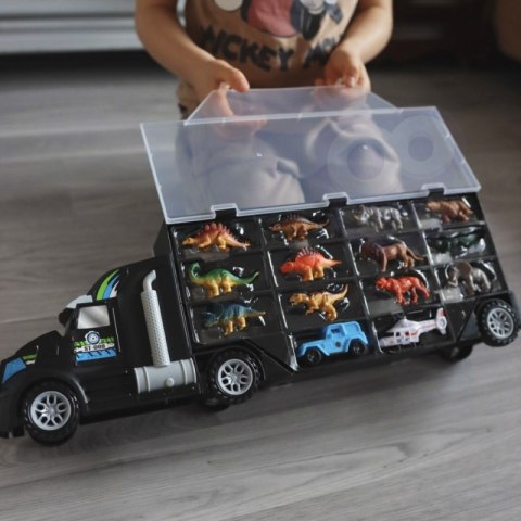 Woopie WOOPIE Samochód Transporter Dinozaury Ciężarówka Woopie WOOPIE Samochód Transporter Dinozaury Ciężarówka