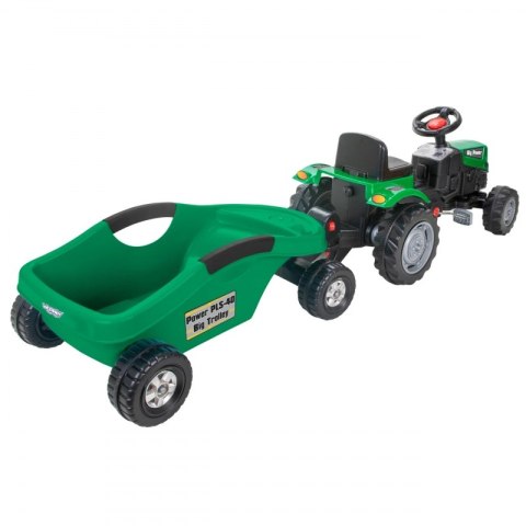 Woopie WOOPIE Traktor na Pedały Big PowerTrac z Przyczepą XXL Woopie WOOPIE Traktor na Pedały Big PowerTrac z Przyczepą XXL