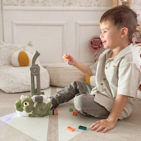 Woopie WOOPIE Elektryczna Ciuchcia Lokomotywa do Klocków Domino Dinozaur Pomarańczowy - 8 szt. Woopie WOOPIE Elektryczna Ciuchcia Lokomotywa do Klocków Domino Dinozaur Pomarańczowy - 8 szt.