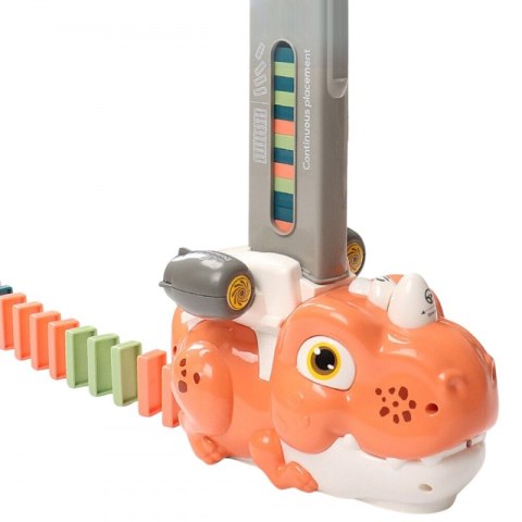 Woopie WOOPIE Elektryczna Ciuchcia Lokomotywa do Klocków Domino Dinozaur Pomarańczowy - 8 szt. Woopie WOOPIE Elektryczna Ciuchcia Lokomotywa do Klocków Domino Dinozaur Pomarańczowy - 8 szt.
