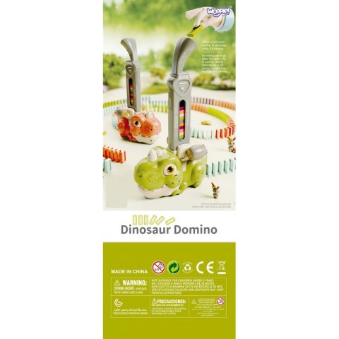Woopie WOOPIE Elektryczna Ciuchcia Lokomotywa do Klocków Domino Dinozaur Pomarańczowy - 8 szt. Woopie WOOPIE Elektryczna Ciuchcia Lokomotywa do Klocków Domino Dinozaur Pomarańczowy - 8 szt.