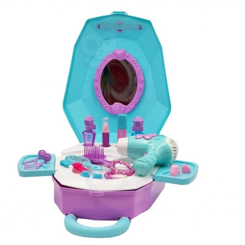 WOOPIE Toaletka dla Dziewczynki 2w1 Salon Piękności w Walizce WOOPIE Toaletka dla Dziewczynki 2w1 Salon Piękności w Walizce