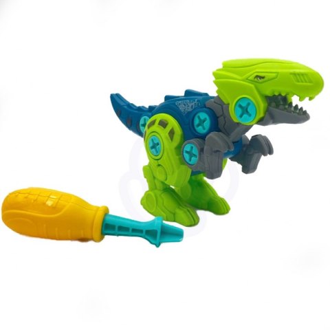 WOOPIE Zestaw Dinozaury do Skręcania 4 szt. Zestaw Konstrukcyjny w Pudełku + 2 Śrubokręty WOOPIE Zestaw Dinozaury do Skręcania 4 szt. Zestaw Konstrukcyjny w Pudełku + 2 Śrubokręty