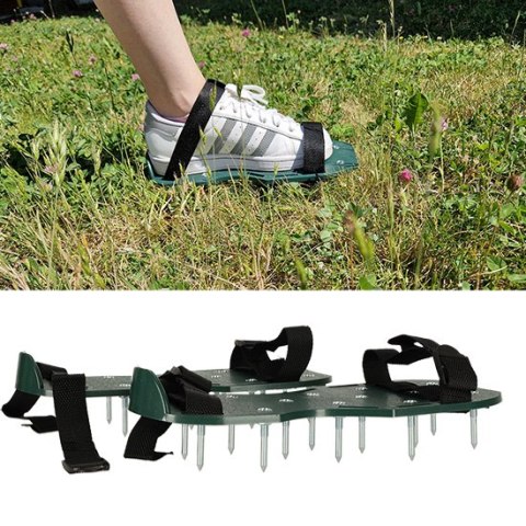 Aerator wertykulator do trawy buty z kolcami do trawnika Kik Sp. z o. o. Sp. k. Aerator wertykulator do trawy buty z kolcami do trawnika Kik Sp. z o. o. Sp. k.
