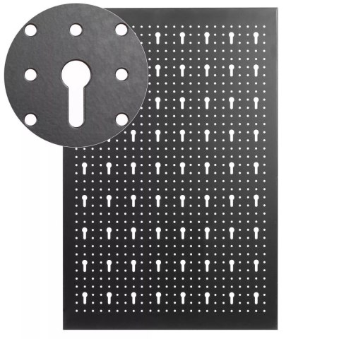 E-hurtownia Tablica warsztatowa narzędziowa perforowana 120x60 cm komplet 25 uchwytów E-hurtownia Tablica warsztatowa narzędziowa perforowana 120x60 cm komplet 25 uchwytów