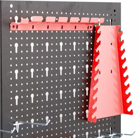 E-hurtownia Tablica warsztatowa narzędziowa perforowana 120x60 cm komplet 25 uchwytów E-hurtownia Tablica warsztatowa narzędziowa perforowana 120x60 cm komplet 25 uchwytów