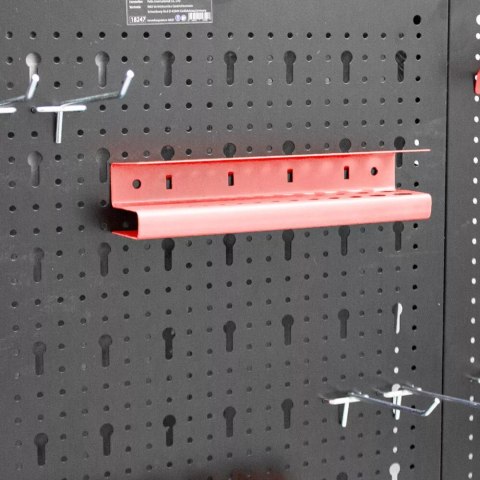 E-hurtownia Tablica warsztatowa narzędziowa perforowana 120x60 cm komplet 25 uchwytów E-hurtownia Tablica warsztatowa narzędziowa perforowana 120x60 cm komplet 25 uchwytów