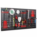 E-hurtownia Tablica warsztatowa narzędziowa perforowana 120x60 cm komplet 25 uchwytów