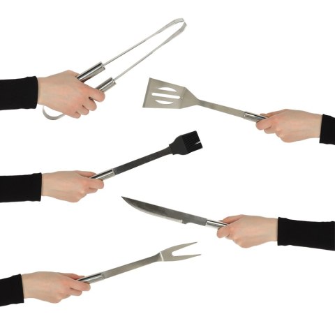 Sztućce do grilla akcesoria grillowe zestaw w etui 6 w 1 Malis Sp. z o. o. Sztućce do grilla akcesoria grillowe zestaw w etui 6 w 1 Malis Sp. z o. o.