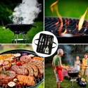Sztućce do grilla akcesoria grillowe zestaw w etui 6 w 1 Malis Sp. z o. o.