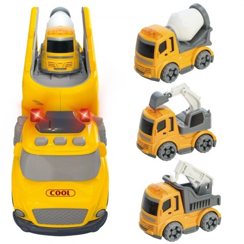 Woopie WOOPIE Duża Żółta Laweta City Truck Efekty Dźwiękowe i Świetlne Woopie WOOPIE Duża Żółta Laweta City Truck Efekty Dźwiękowe i Świetlne