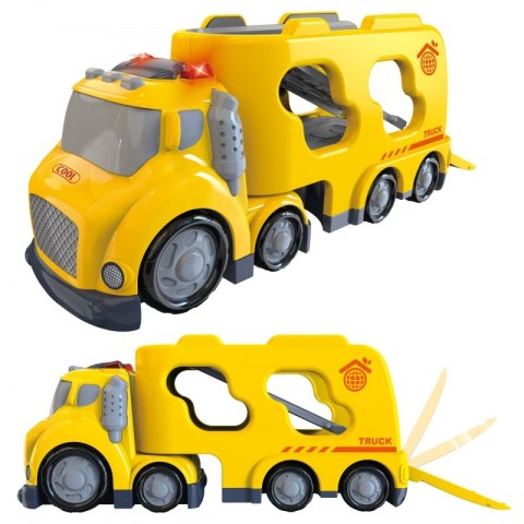 Woopie WOOPIE Duża Żółta Laweta City Truck Efekty Dźwiękowe i Świetlne Woopie WOOPIE Duża Żółta Laweta City Truck Efekty Dźwiękowe i Świetlne