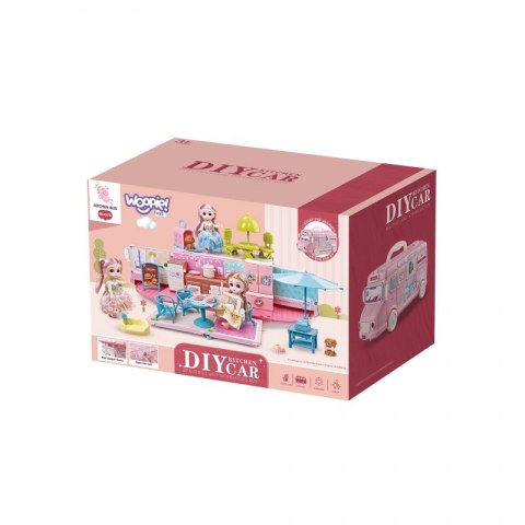 Woopie WOOPIE Kamper 2w1 Domek XXL Zestaw dla Lalek Woopie WOOPIE Kamper 2w1 Domek XXL Zestaw dla Lalek