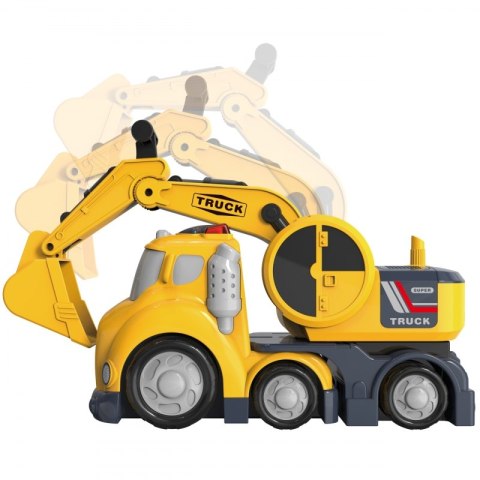 Woopie WOOPIE Koparka City Truck Efekty Dźwiękowe i Świetlne Woopie WOOPIE Koparka City Truck Efekty Dźwiękowe i Świetlne