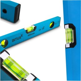 Bituxx Poziomica magnetyczna aluminiowa Bituxx 40 cm Lekka Precyzyjna Wszechstronna