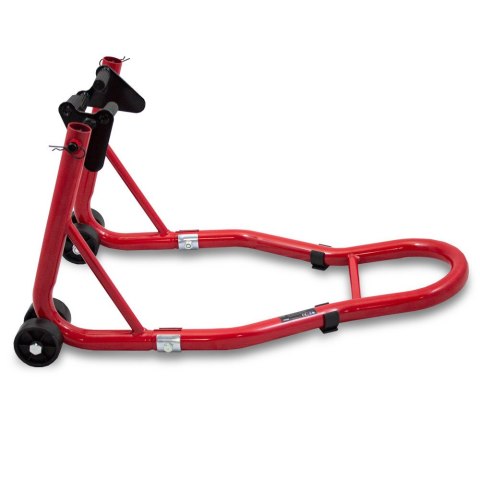 Bituxx Stojak motocyklowy przedniego koła czerwony stalowy 250kg CERTYFIKOWANY Bituxx Stojak motocyklowy przedniego koła czerwony stalowy 250kg CERTYFIKOWANY