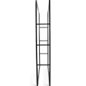 Bituxx Stojak na Drewno Kominkowe Bituxx Stalowy Nowoczesny Design 150cm