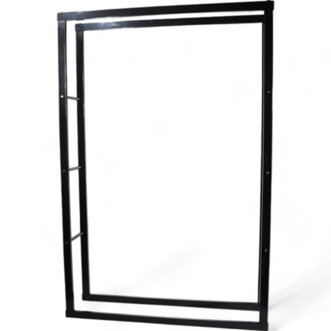 Bituxx Stojak na Drewno Kominkowe Bituxx Stalowy Nowoczesny Design 150cm Bituxx Stojak na Drewno Kominkowe Bituxx Stalowy Nowoczesny Design 150cm