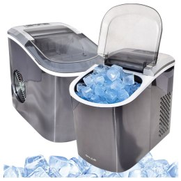 E-hurtownia Kostkarka do lodu 2,2L 10-15kg/24h szara przenośna 2 rozmiary kostek