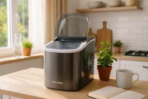 E-hurtownia Kostkarka do lodu 2,2L 10-15kg/24h szara przenośna 2 rozmiary kostek E-hurtownia Kostkarka do lodu 2,2L 10-15kg/24h szara przenośna 2 rozmiary kostek