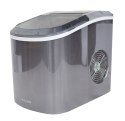 E-hurtownia Kostkarka do lodu 2,2L 10-15kg/24h szara przenośna 2 rozmiary kostek