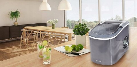 E-hurtownia Kostkarka do lodu 2,2L 10-15kg/24h szara przenośna 2 rozmiary kostek E-hurtownia Kostkarka do lodu 2,2L 10-15kg/24h szara przenośna 2 rozmiary kostek
