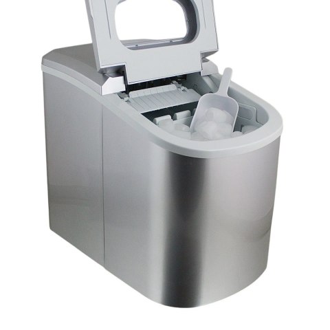 E-hurtownia Kostkarka do lodu 2,2L 12kg/24h srebrna kompaktowa 2 rozmiary kostek E-hurtownia Kostkarka do lodu 2,2L 12kg/24h srebrna kompaktowa 2 rozmiary kostek
