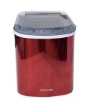 E-hurtownia Kostkarka do lodu 2,2L 15kg/24h czerwona przenośna 2 rozmiary kostek