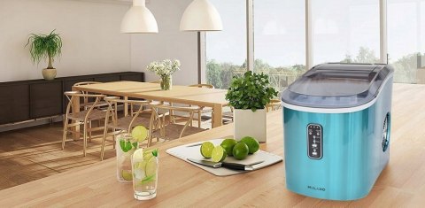 E-hurtownia Kostkarka do lodu 2,2L 15kg/24h przenośna niebieska wybór kostek E-hurtownia Kostkarka do lodu 2,2L 15kg/24h przenośna niebieska wybór kostek