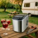E-hurtownia Kostkarka do lodu INOX 2,2L 12kg/24h kompaktowa 2 rozmiary kostek