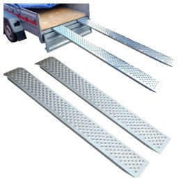 E-hurtownia Najazdy aluminiowe 200cm 400kg komplet lekkie antypoślizgowe transport