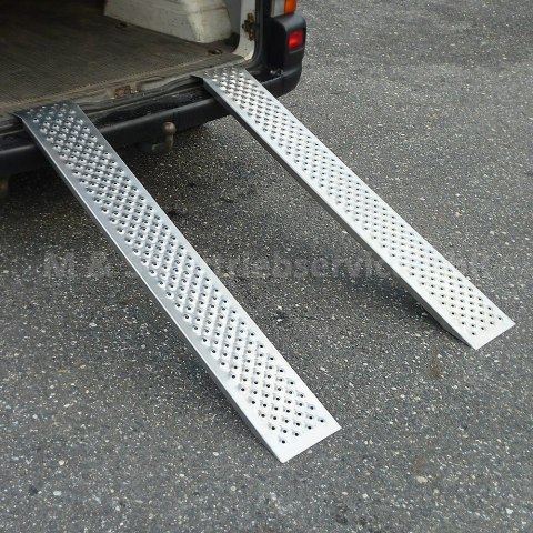 E-hurtownia Najazdy aluminiowe 200cm 400kg komplet lekkie antypoślizgowe transport E-hurtownia Najazdy aluminiowe 200cm 400kg komplet lekkie antypoślizgowe transport