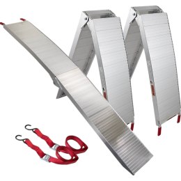 E-hurtownia Najazdy rampy aluminiowe składane 680kg 2 sztuki motocykle quady maszyny