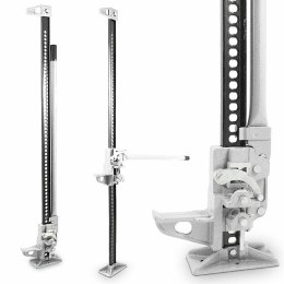 E-hurtownia Podnośnik kolejowy lewarek farmerski 3t 132 cm stalowy do auta terenowego offroad