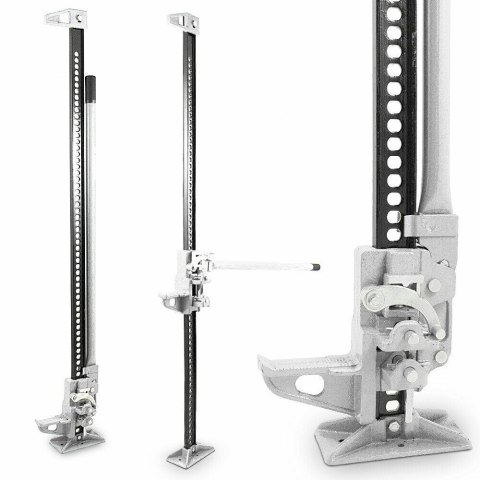 E-hurtownia Podnośnik kolejowy lewarek farmerski 3t 132 cm stalowy do auta terenowego offroad E-hurtownia Podnośnik kolejowy lewarek farmerski 3t 132 cm stalowy do auta terenowego offroad