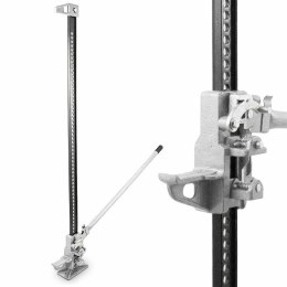 E-hurtownia Podnośnik kolejowy lewarek farmerski 3t 132 cm stalowy do auta terenowego offroad