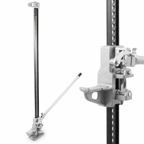 E-hurtownia Podnośnik kolejowy lewarek farmerski 3t 132 cm stalowy do auta terenowego offroad E-hurtownia Podnośnik kolejowy lewarek farmerski 3t 132 cm stalowy do auta terenowego offroad