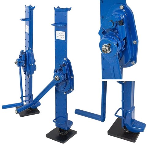 E-hurtownia Podnośnik korbowy 1500kg 6-90cm podwójna zapadka warsztat E-hurtownia Podnośnik korbowy 1500kg 6-90cm podwójna zapadka warsztat
